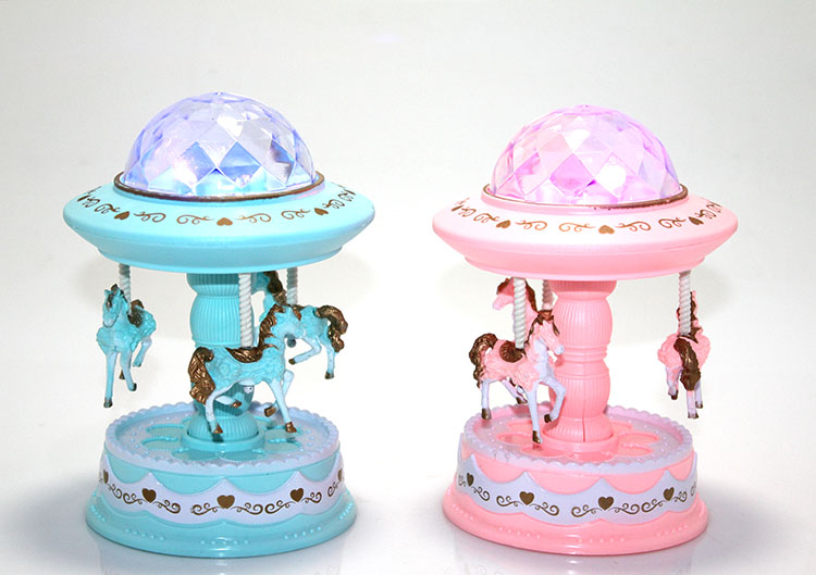 alk2526 Atlı Karıncalı Star Master Müzik Kutusu - Görsel 1