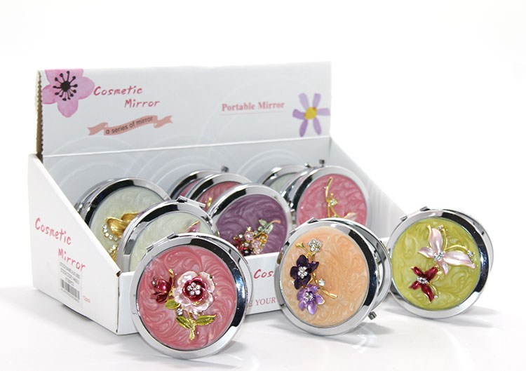 alk2880 Kabartmalı Desenli El Aynası Model 2 - Görsel 1