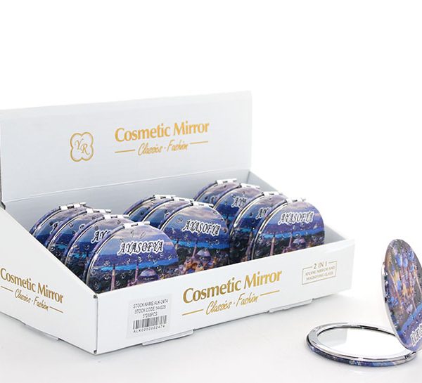 Taşlı İstanbul Tasarımı El Aynası İnce Model 11