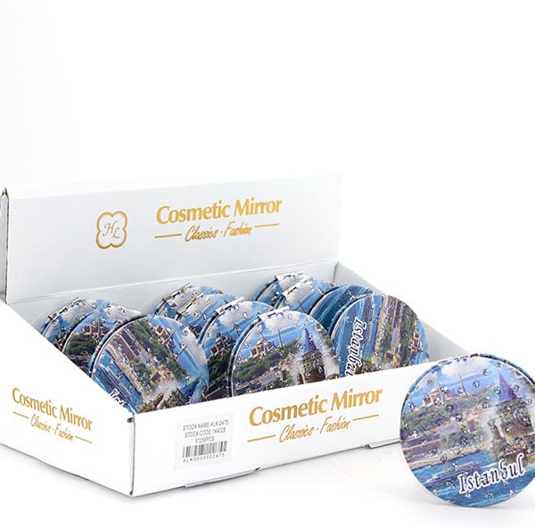 Taşlı İstanbul Tasarımı El Aynası İnce Model 1