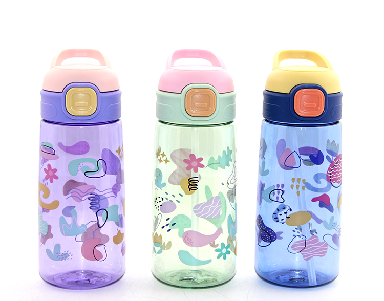 alk2968 Renkli Pipetli Suluk 600 Ml - Görsel 1