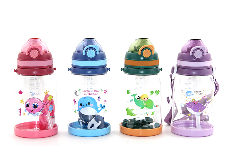 alk2969 Renkli Pipetli Suluk 550 Ml - Görsel 1