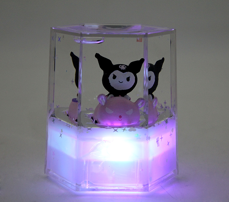 alk3051 Kuromi Işıklı Müzikli Küre - Görsel 1