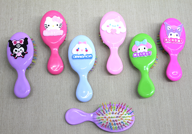 alk3084 Kuromi, Hello Kitty, Cinnamon, My Melody Saç Tarağı - Görsel 1