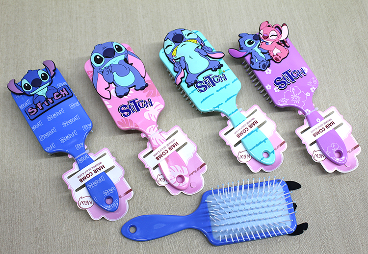 alk3085 Stitch Tasarımlı Saç Tarağı - Görsel 1