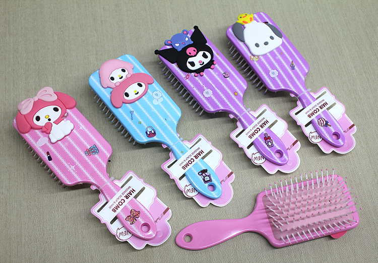 alk3086 Kuromi, Hello Kitty, Cinnamon, My Melody Saç Tarağı Model 2 - Görsel 1