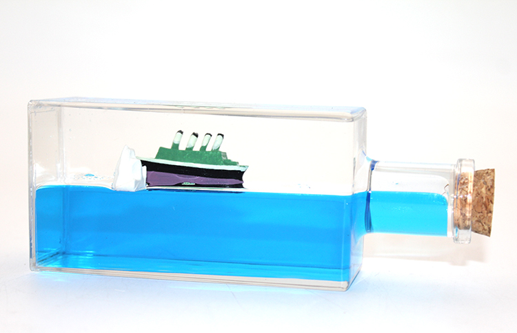 alk3203 Şişe İçinde Batmayan Gemi Model 1 - Görsel 1