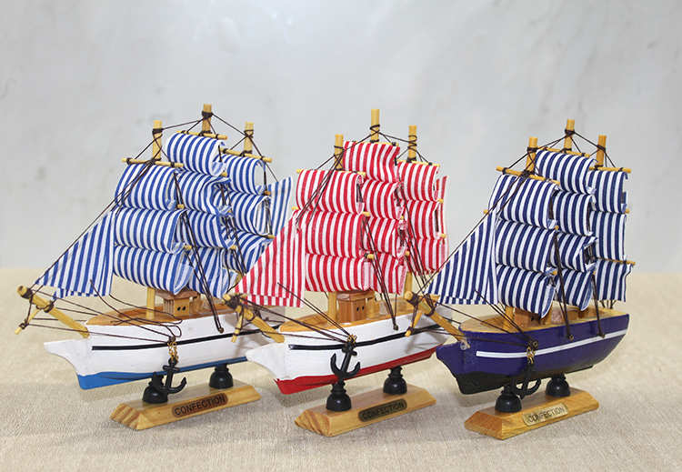 alk3451 Ahşap Gemi Model 6 - Görsel 1