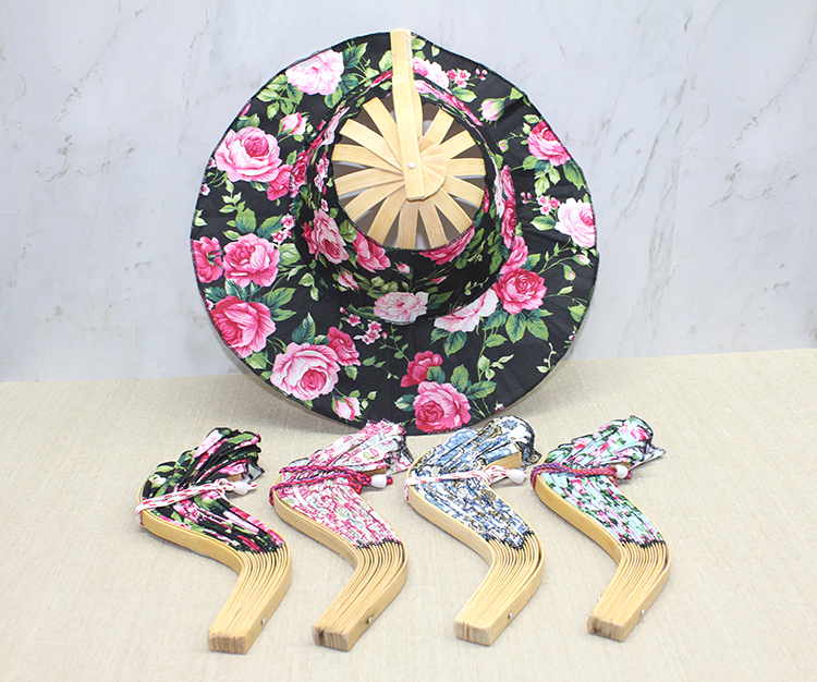 alk3573 Ahşap Şapkalı Yelpaze - Görsel 1