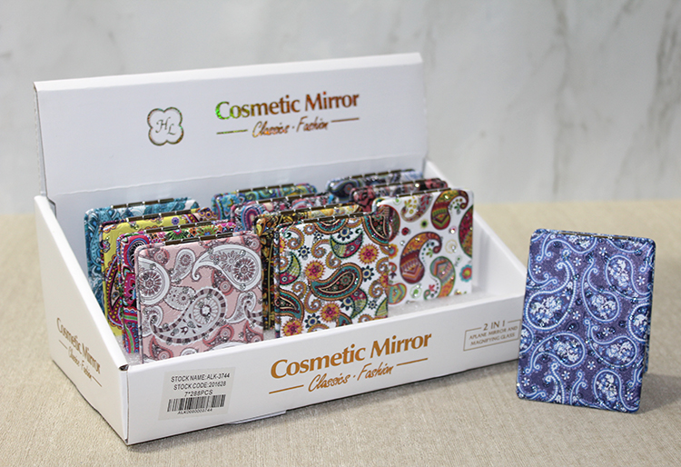 alk3744 Taşlı El Aynası Dikdörtgen İnce Model 5 - Görsel 1