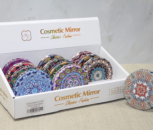 Taşlı El Aynası Yuvarlak İnce Model 3