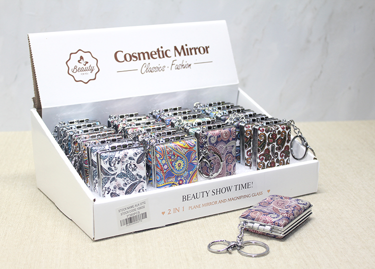 alk3772 Taşlı El Aynası Anahtarlık Model 7 - Görsel 1