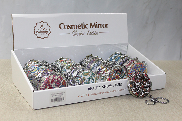 alk3773 Taşlı El Aynası Anahtarlık Model 8 - Görsel 1