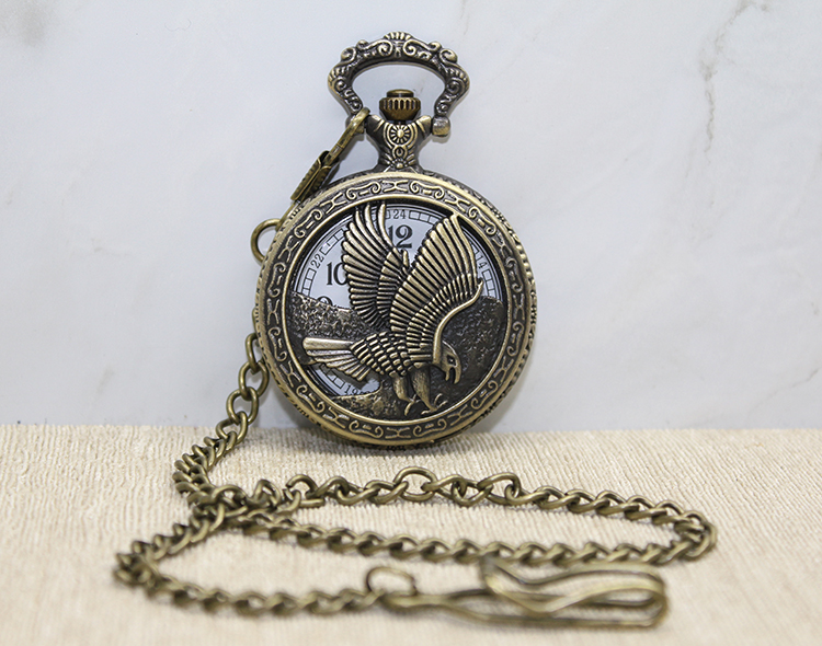 alk3879 Kartal Tasarımlı Köstekli Saat - Görsel 1