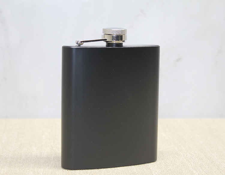 alk3896 Tekli Siyah 7 Oz Matara - Görsel 1