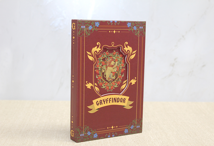alk3942 Harry Potter Gryffindor Deri Defter - Görsel 1
