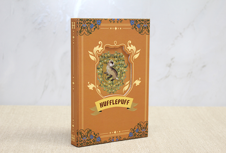 alk3943 Harry Potter Hufflepuff Deri Defter - Görsel 1