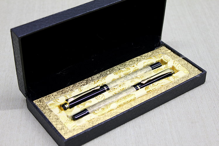 alk3980 Kutulu İkili Tükenmez Ve Dolma Kalem - Görsel 1