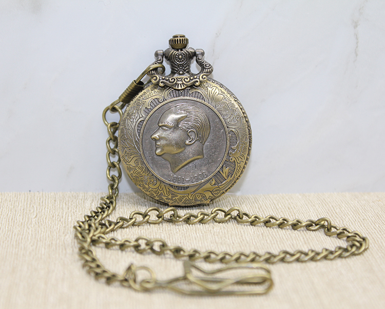 alk3982 Atatürk Tasarımlı Köstekli Saat - Görsel 1