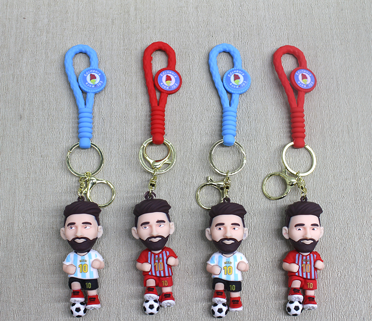 alk4256 Messi Silikon Anahtarlık - Görsel 1