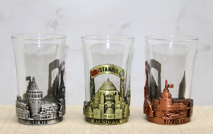 alk4313 İstanbul Temalı Shot Bardak - Görsel 1