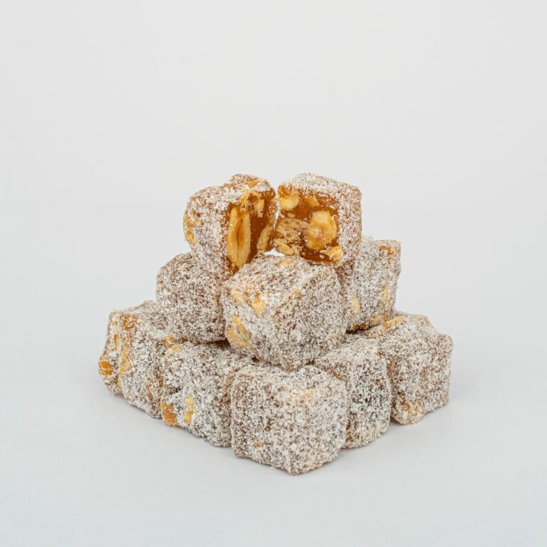 balli-yer-fistikli-lokum Pervari Çifte Kavrulmuş Ballı Yer Fıstıklı Lokum 1 kg - Görsel 1