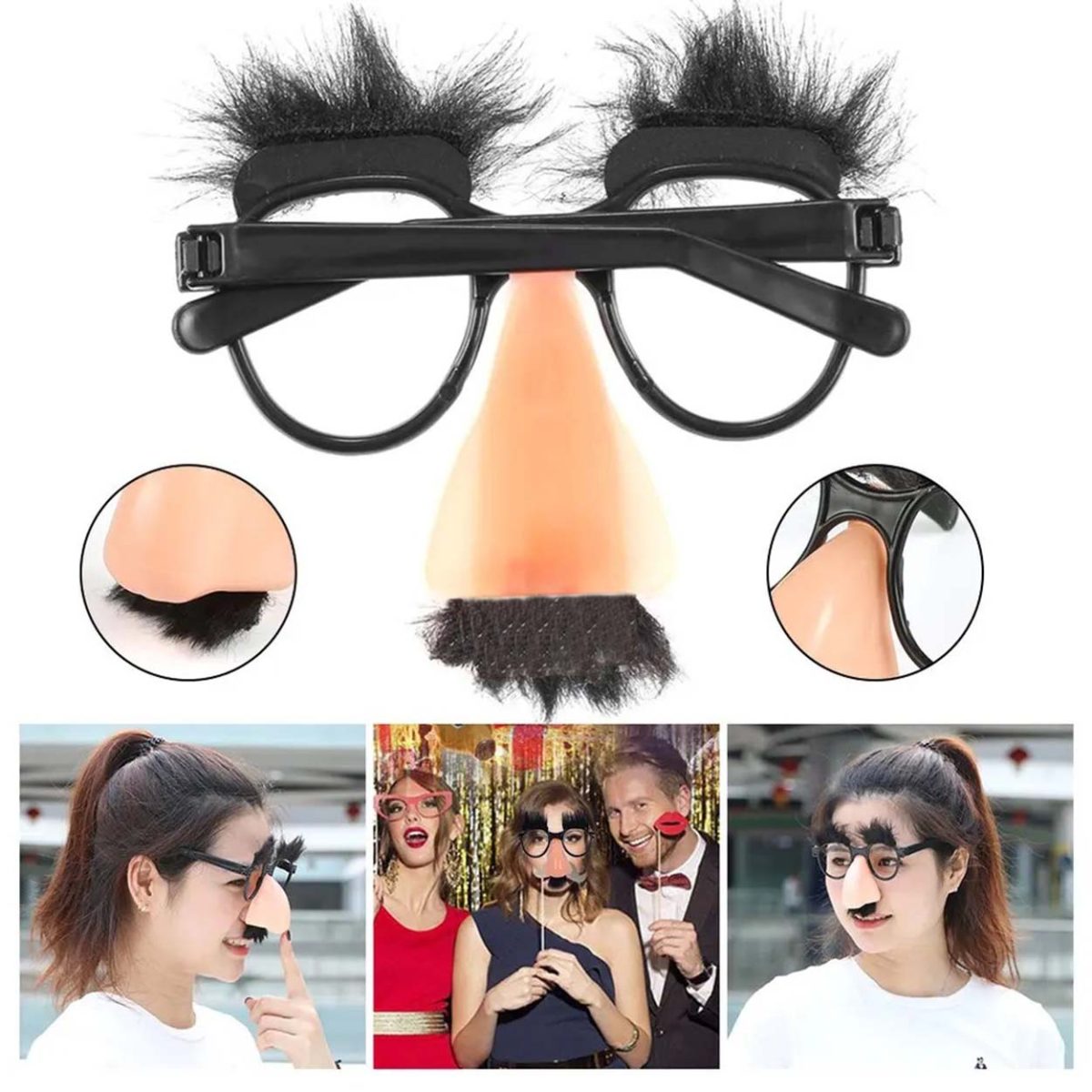eglenceli-kilik-degistirme-kas-biyik-mizah-gozlugu-9x13-cm-resim-4980 Eğlenceli Kılık Değiştirme Kaş Bıyık Mizah Gözlüğü 9x13 cm - Görsel 1