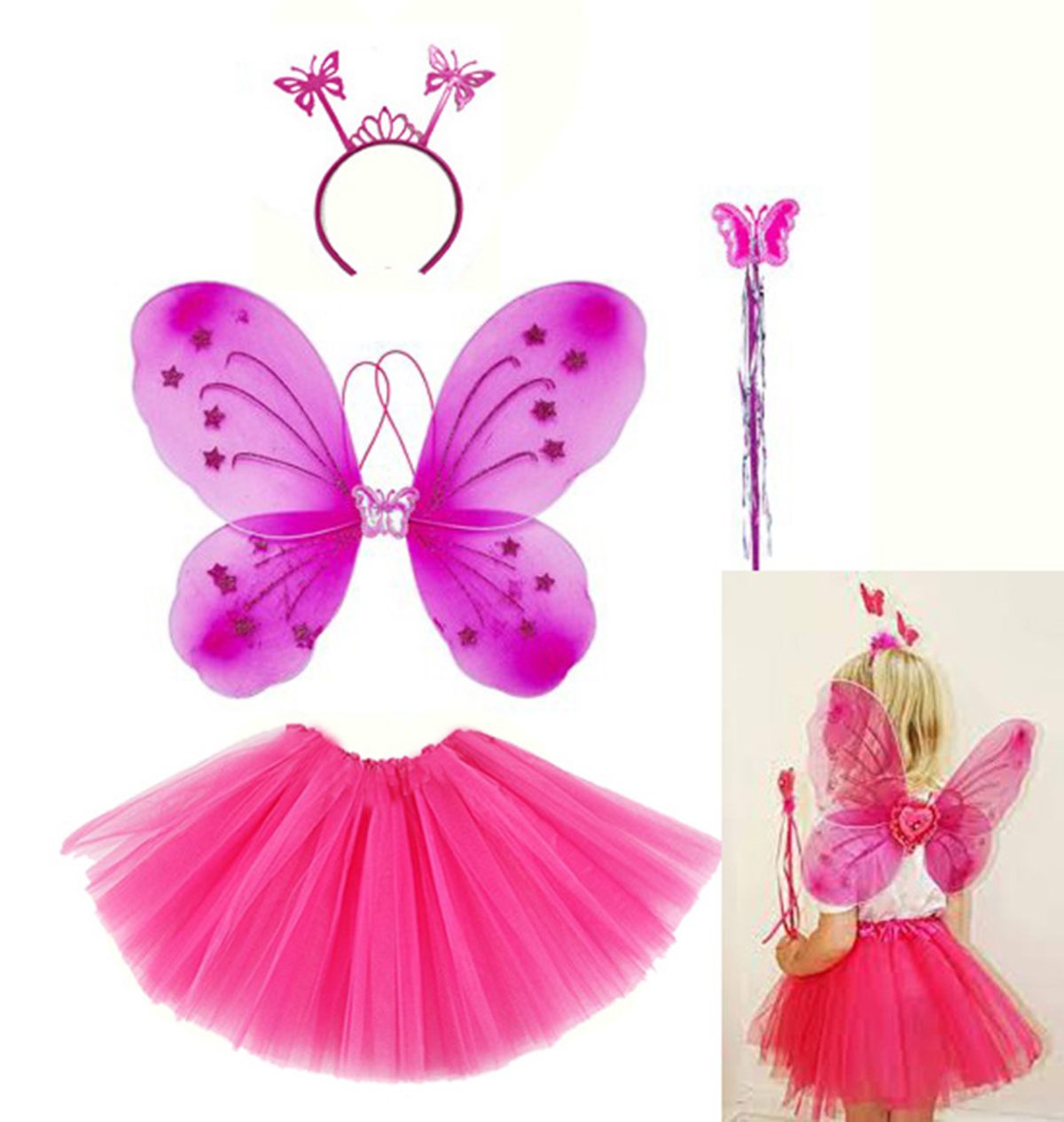 fusya-kelebek-kostumu-fusya-kelebek-kostum-aksesuar-seti-4-par-resim-4219 Fuşya Kelebek Kostüm Aksesuar Seti 4 Parça - Görsel 1