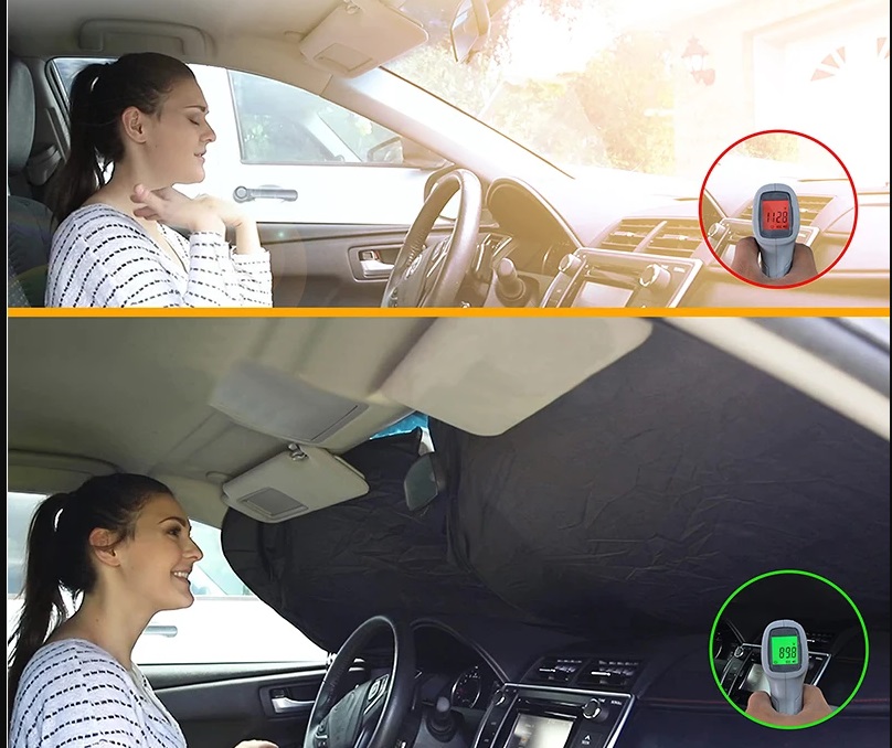 gunes4 Katlanabilir Ön Cam Araba Güneşliği - Görsel 1