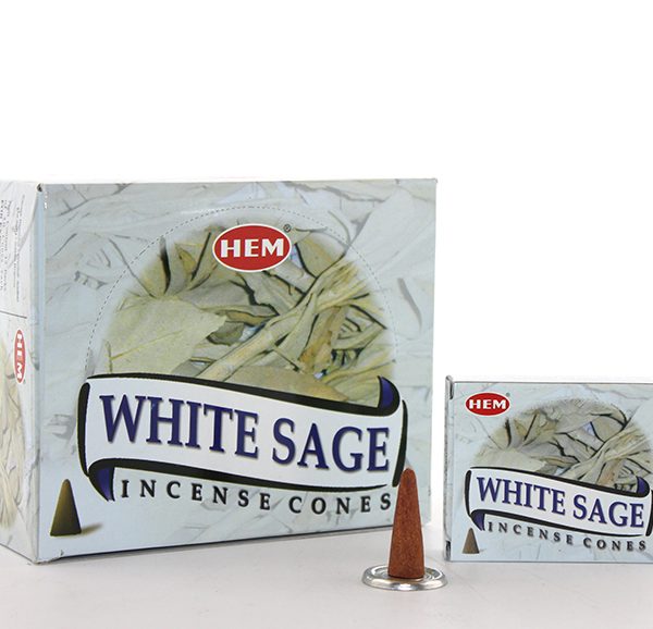 White Sage Aromalı Konik Tütsü