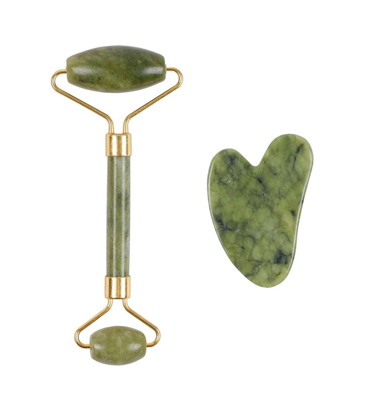 jade1 Jade Roller Gua Sha Taşı Seti - Görsel 1