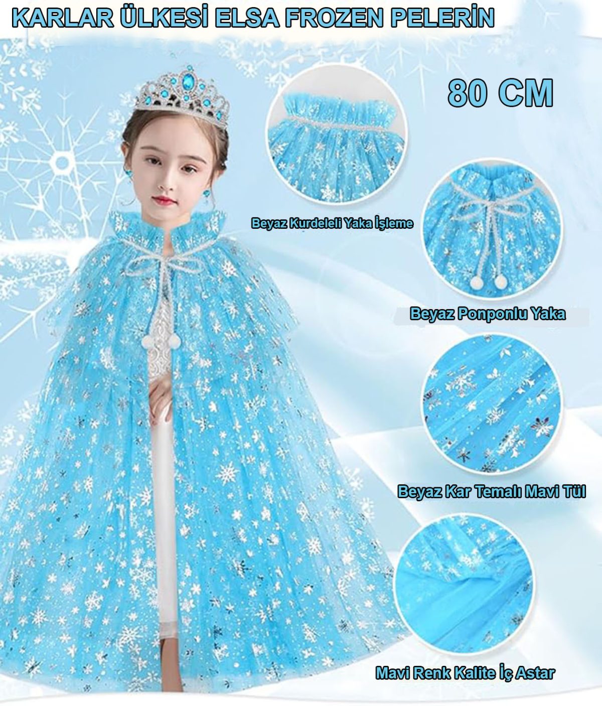 karlar-ulkesi-elsa-frozen-mavi-pelerin-80-cm-kar-desenli-coc-resim-5092 Karlar Ülkesi Elsa Frozen Mavi Pelerin – 80 cm Çocuk Pelerini - Görsel 1