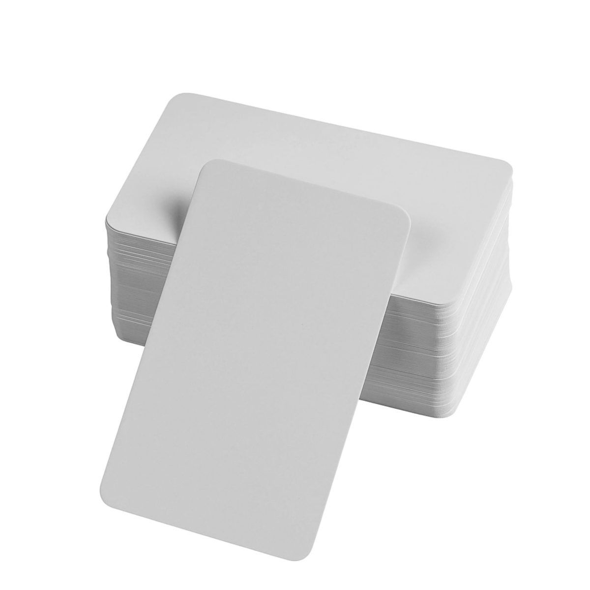 kelime-kartlari-beyaz Boş Kelime Kartları 5x8 cm - 50 Adet Oval Kenarlı | Tabu & Not Kartları - Beyaz - Görsel 1