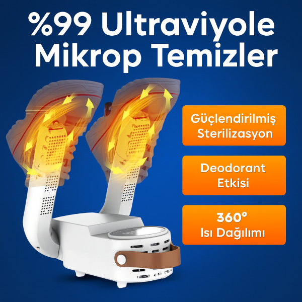 Dijital Ayakkabı Kurutma Ve Isıtma Makinesi