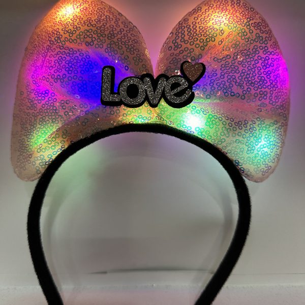 Led Işıklı Love Taç