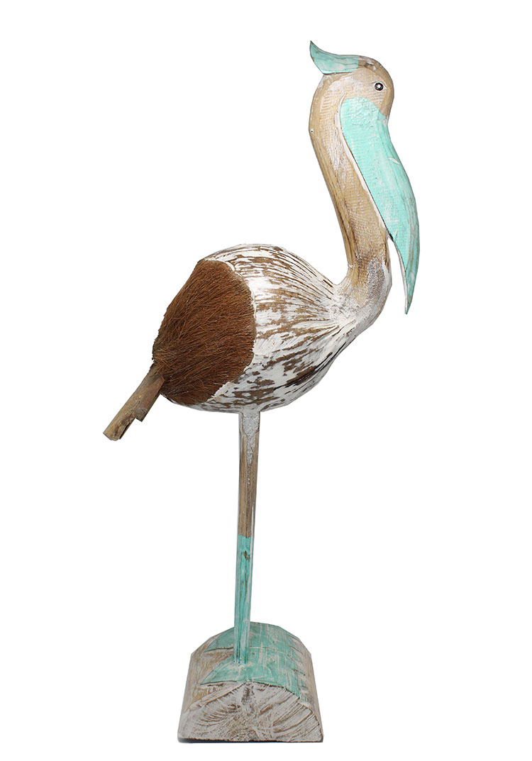 linggayoni-2 Ahşap Pelikan Figürü Model 1 - Görsel 1