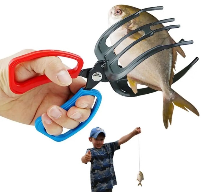 masabalk1 3 Pençeli 11 cm Balık Sabitleyici Maşa - Görsel 1