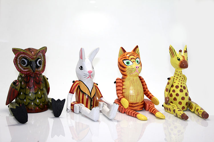 nami-1 Ahşap Sallanan Hayvan Figürü Model 2 - Görsel 1