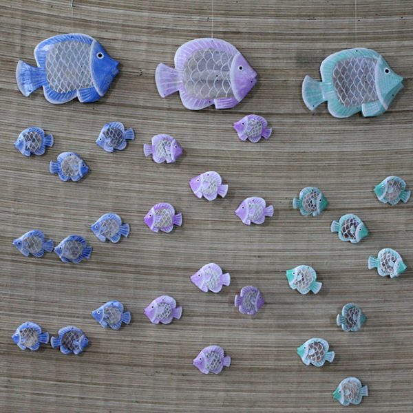 Balıklı Asmalı Rüzgar Çanı