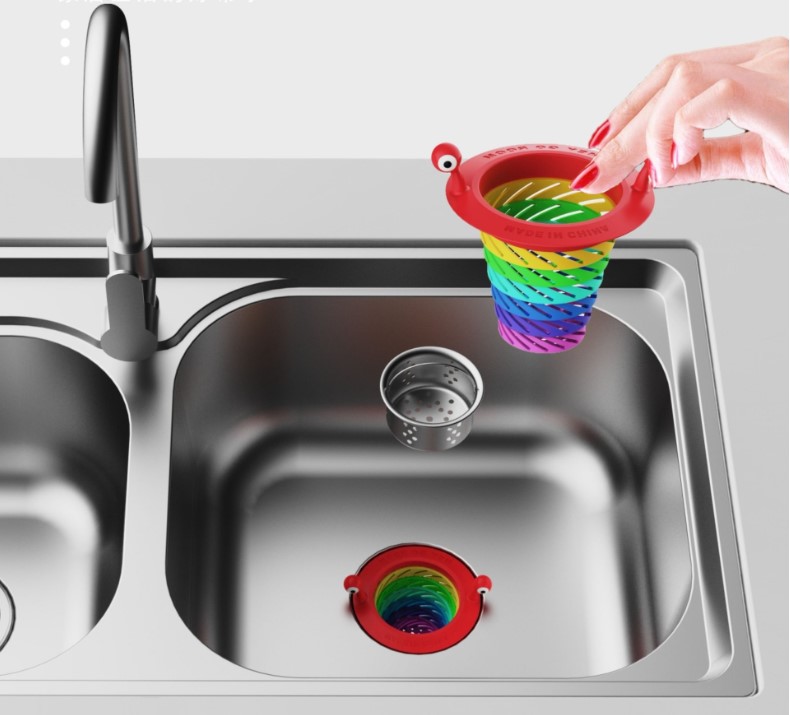 renkli-suzgec-1 Renkli 6 Kademeli Lavabo Süzgeci - Görsel 1