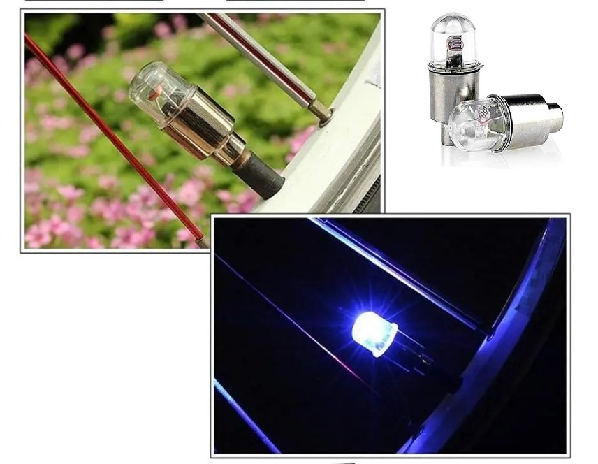 sibop-led-5 Işıklı Bisiklet Araba Sibop Kapağı 2 Adet - Görsel 1