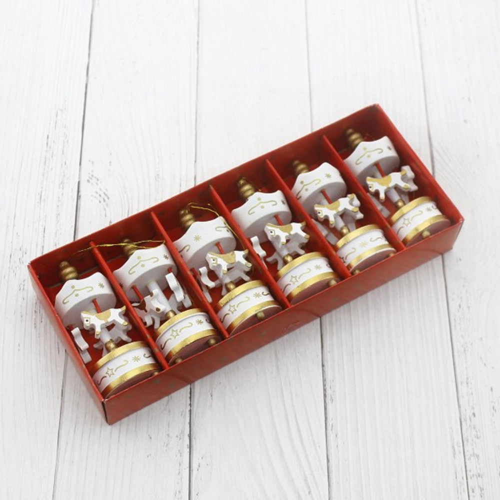 toptan-dekoratif-6li-beyaz-mini-atli-karinca Dekoratif 6'lı Beyaz Mini Atlı Karınca - Görsel 1