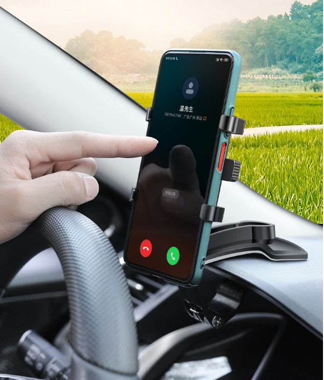 torpdoaayrl7 Araba Gösterge Üstüne Takılan 360 Oynar Başlıklı Telefon Tutucu - Görsel 1