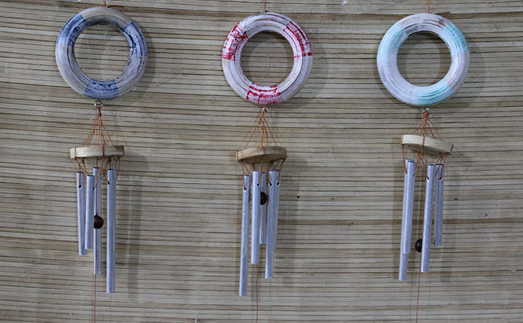 wibi-6 Üstü Ahşap Metal Çan Model 2 - Görsel 1